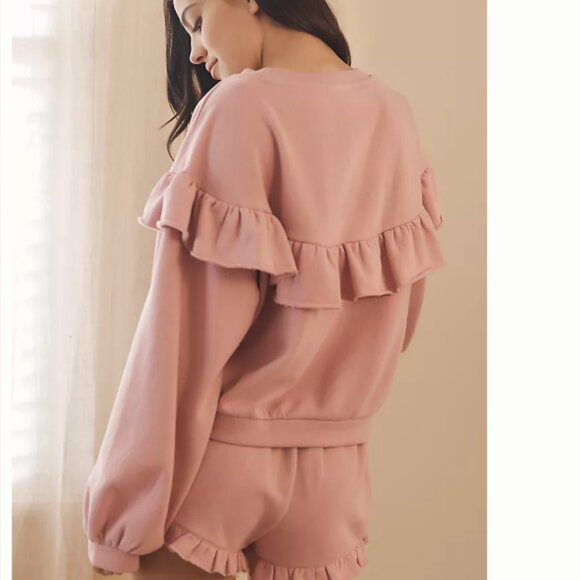 Brand New by Anthropologie Ruffled Sweatshirt - Picture 2 of 6